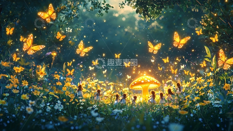 高清大图下载【趣麦麦图】梦幻森林