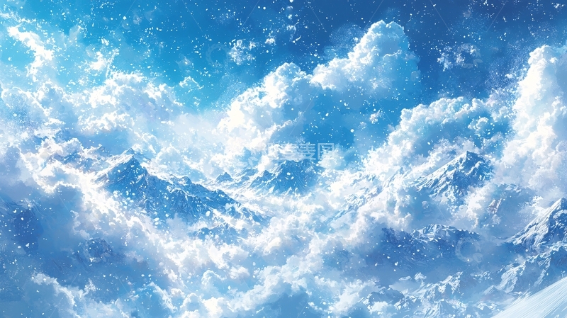 高清大图下载【趣麦麦图】蓝天白云