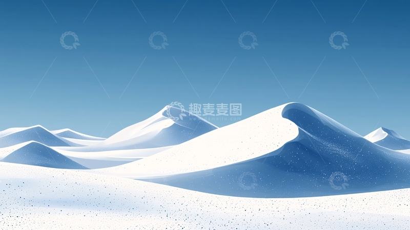 高清大图下载【趣麦麦图】极地冰雪景观