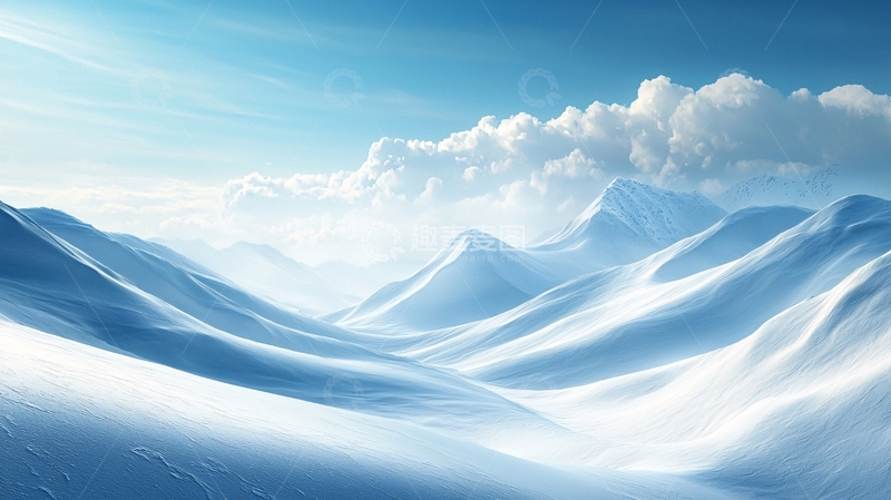 高清大图下载【趣麦麦图】雪山风景