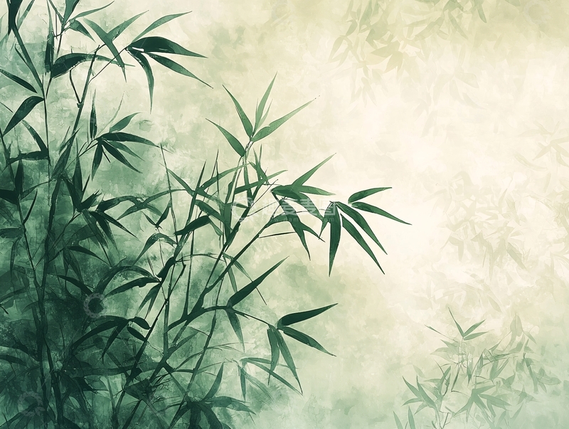 高清大图下载【趣麦麦图】水墨竹子