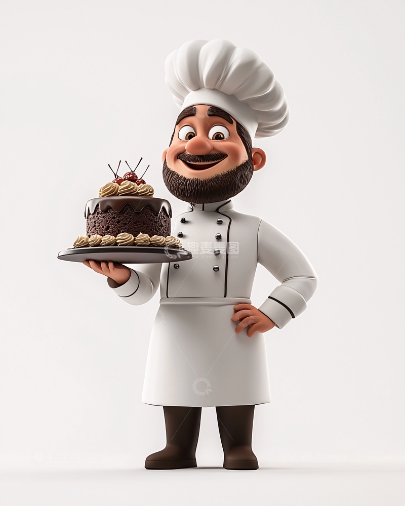 高清大图下载【趣麦麦图】卡通厨师