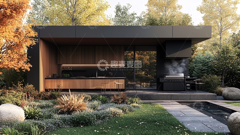 高清大图下载【趣麦麦图】户外厨房