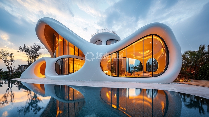 高清大图下载【趣麦麦图】未来感建筑