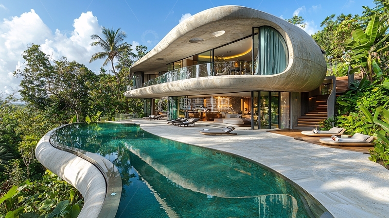 高清大图下载【趣麦麦图】海景别墅