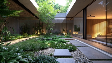 现代室内庭院设计