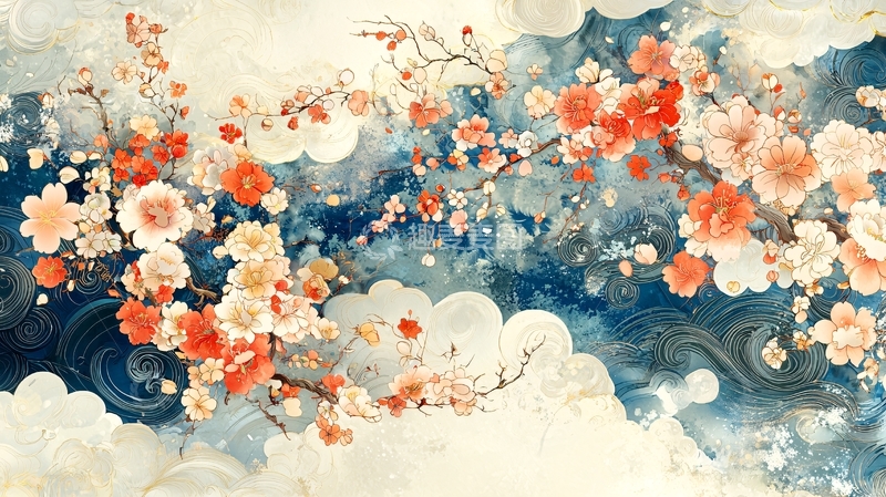 高清大图下载【趣麦麦图】水墨写意梅花