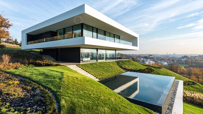 高清大图下载【趣麦麦图】现代简约别墅62