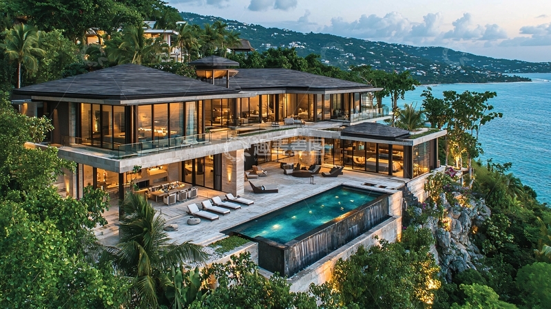 高清大图下载【趣麦麦图】海景别墅