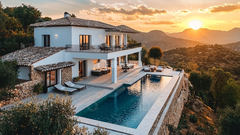 高清大图下载【趣麦麦图】山顶别墅