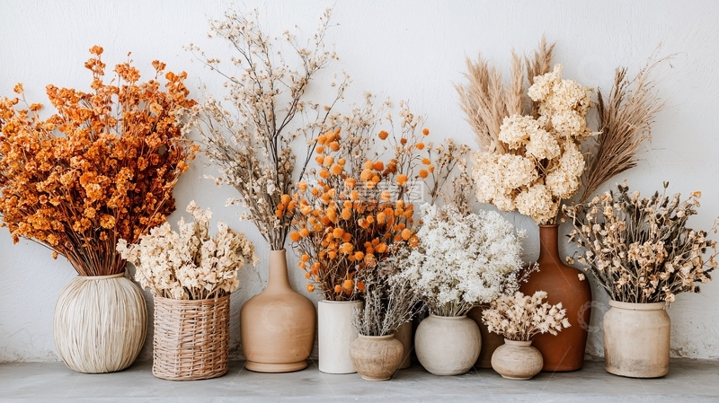 高清大图下载【趣麦麦图】干燥花束