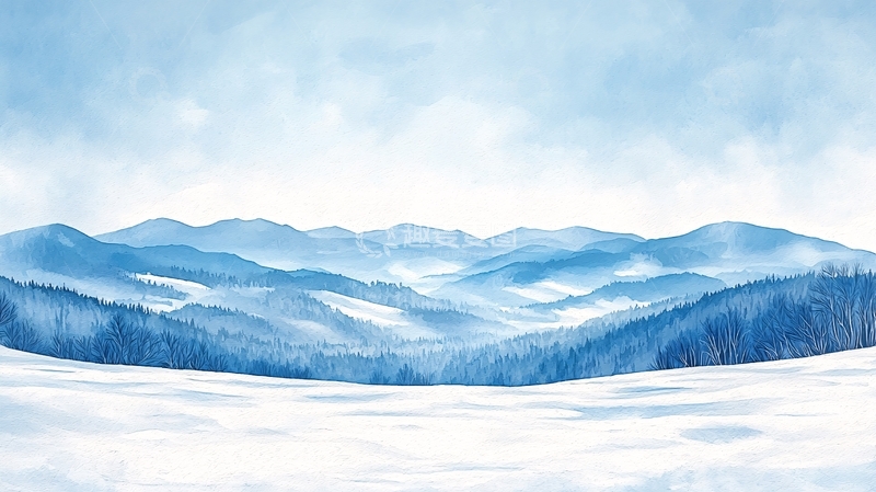 高清大图下载【趣麦麦图】冬季雪山风景