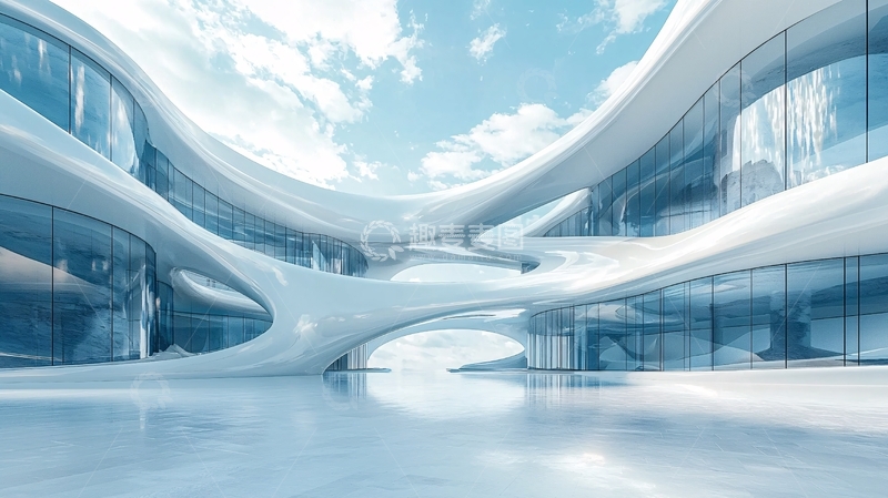 高清大图下载【趣麦麦图】未来感建筑