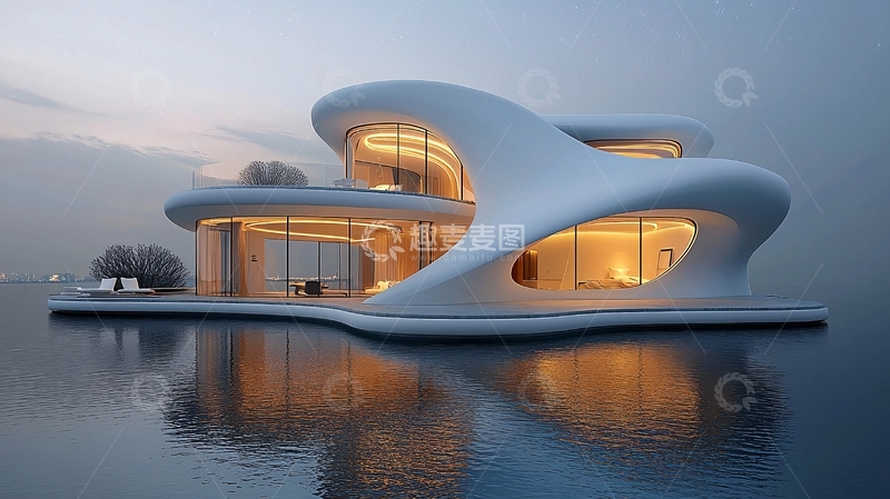 高清大图下载【趣麦麦图】未来感建筑