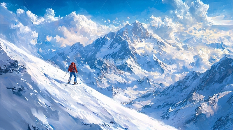 高清大图下载【趣麦麦图】雪山