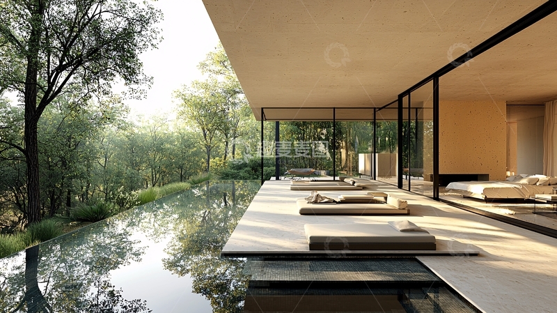 高清大图下载【趣麦麦图】现代简约别墅64