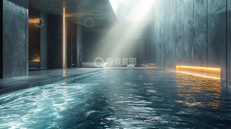 高清大图下载【趣麦麦图】室内泳池