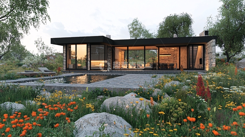 高清大图下载【趣麦麦图】现代简约住宅