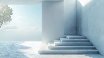 极简风格建筑楼梯