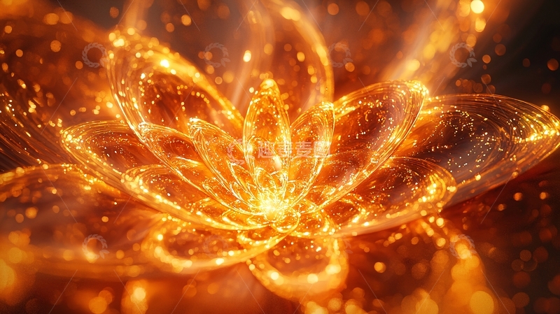 高清大图下载【趣麦麦图】火焰莲花