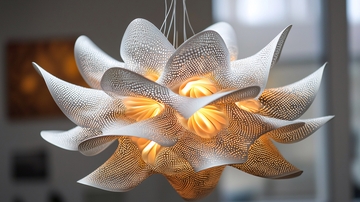 现代简约花朵吊灯