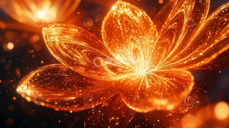 高清大图下载【趣麦麦图】火焰花朵