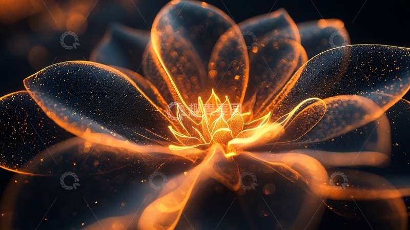 高清大图下载【趣麦麦图】火焰花朵