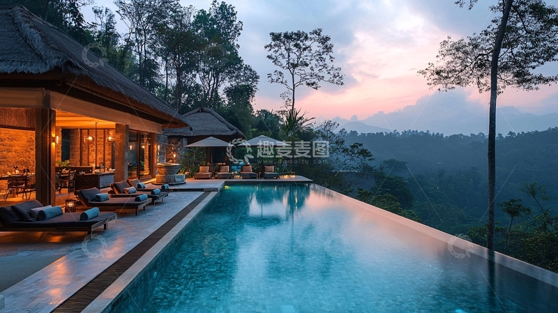 高清大图下载【趣麦麦图】巴厘岛度假别墅