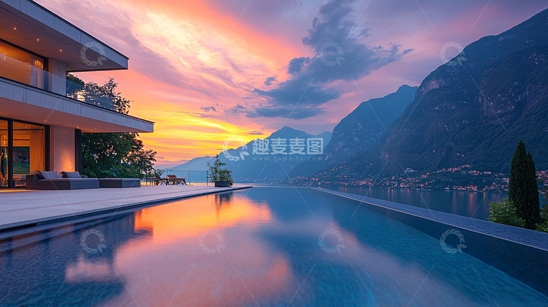 高清大图下载【趣麦麦图】现代别墅