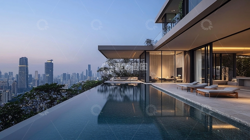 高清大图下载【趣麦麦图】现代风格别墅