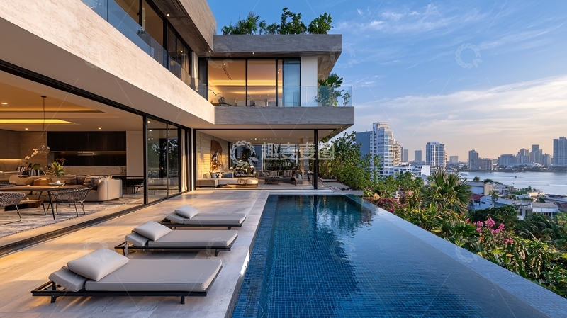 高清大图下载【趣麦麦图】现代风格别墅