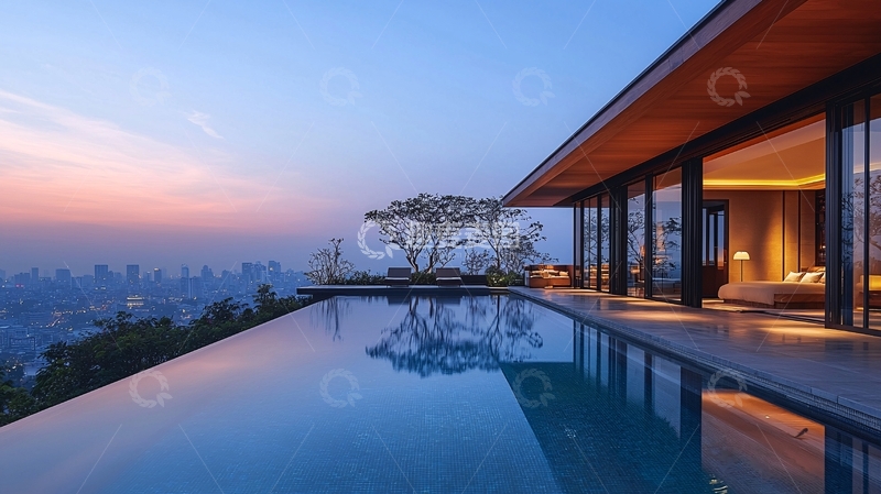 高清大图下载【趣麦麦图】山顶别墅