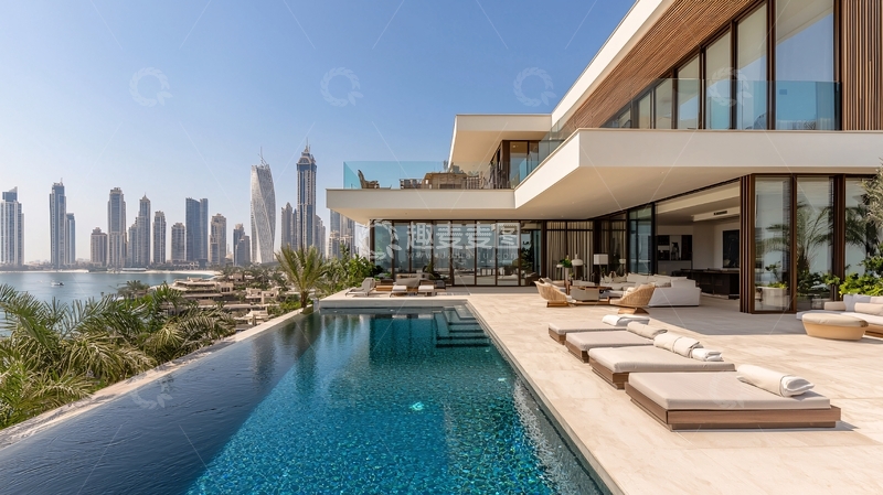 高清大图下载【趣麦麦图】迪拜海景别墅