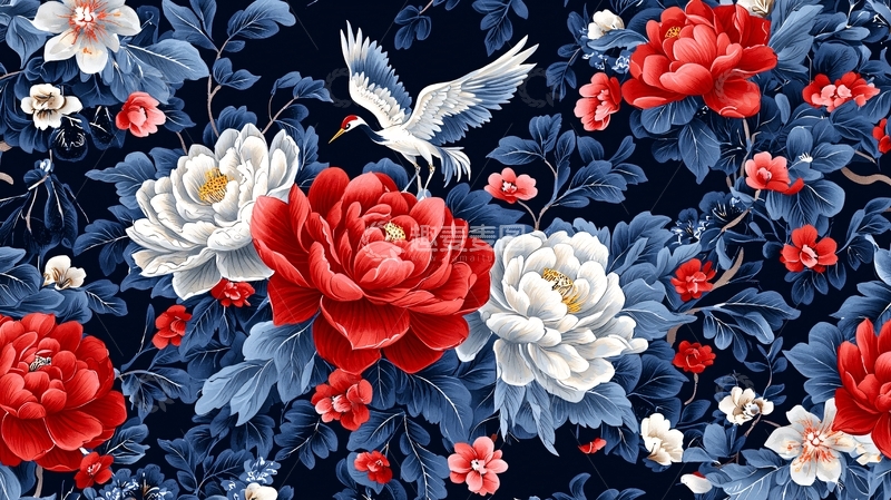 高清大图下载【趣麦麦图】水墨丹青花鸟图