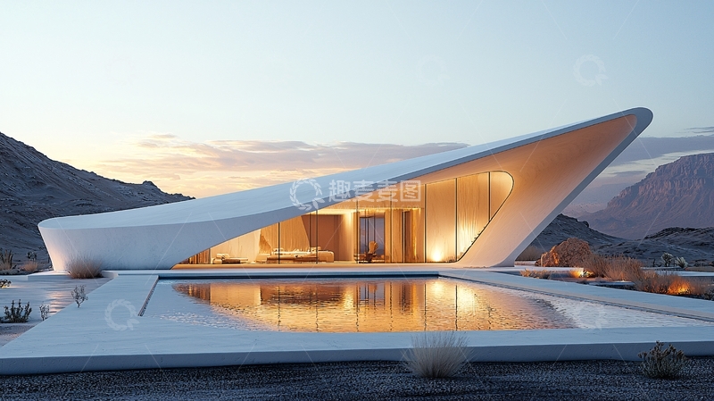 高清大图下载【趣麦麦图】现代简约风格建筑