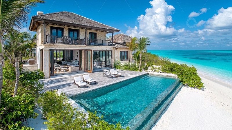 高清大图下载【趣麦麦图】海边别墅泳池景观