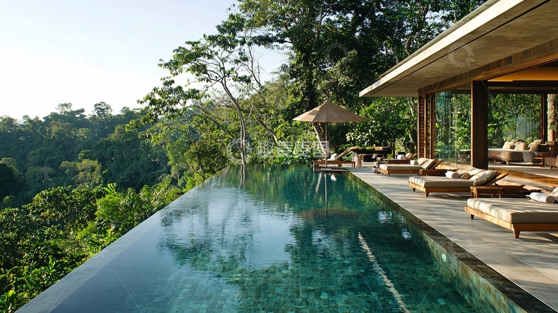 高清大图下载【趣麦麦图】巴厘岛无边泳池