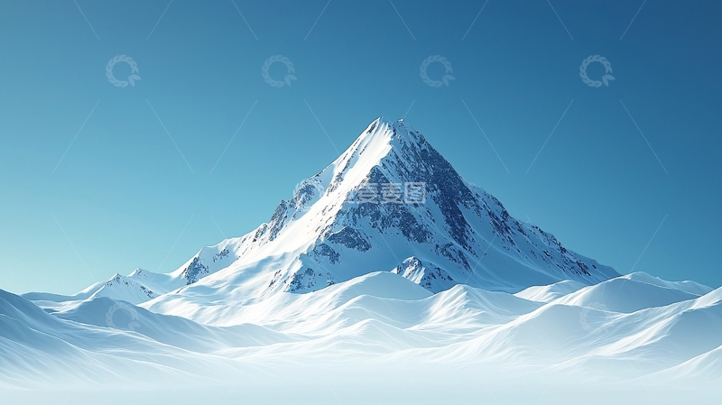 高清大图下载【趣麦麦图】雪山