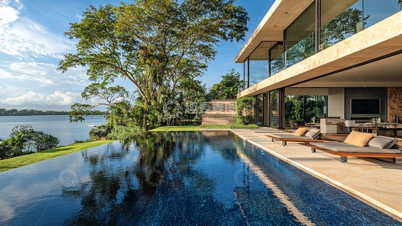 高清大图下载【趣麦麦图】现代简约别墅71