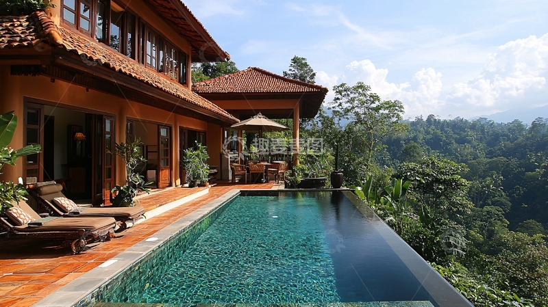 高清大图下载【趣麦麦图】度假别墅