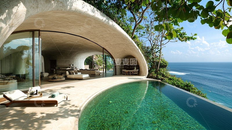 高清大图下载【趣麦麦图】海景别墅