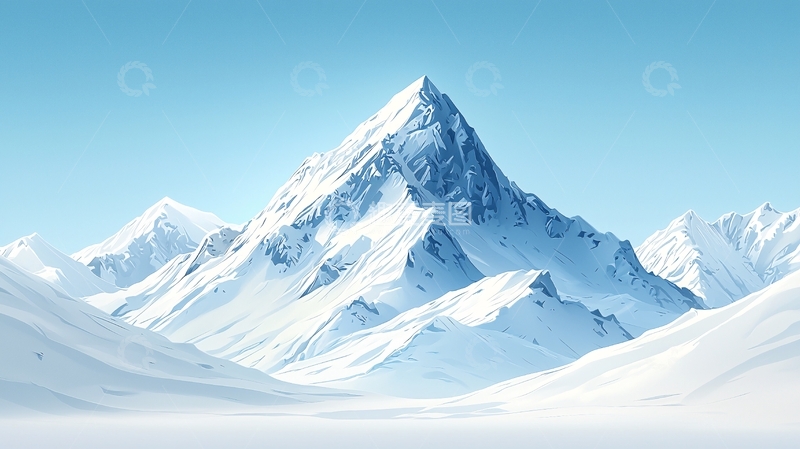 高清大图下载【趣麦麦图】雪山