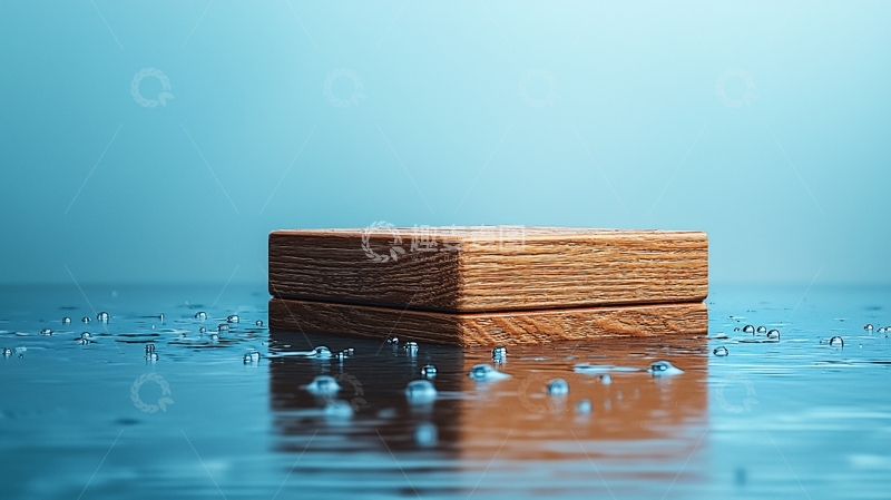 高清大图下载【趣麦麦图】木质展示台