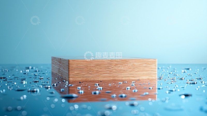 高清大图下载【趣麦麦图】木质展示台