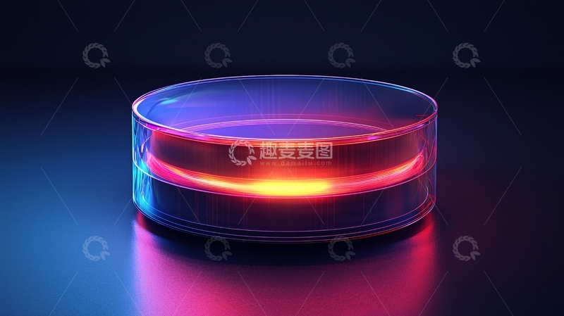 高清大图下载【趣麦麦图】炫彩玻璃容器