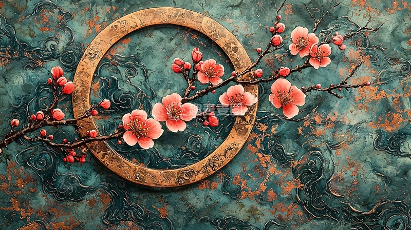 高清大图下载【趣麦麦图】水墨画梅花