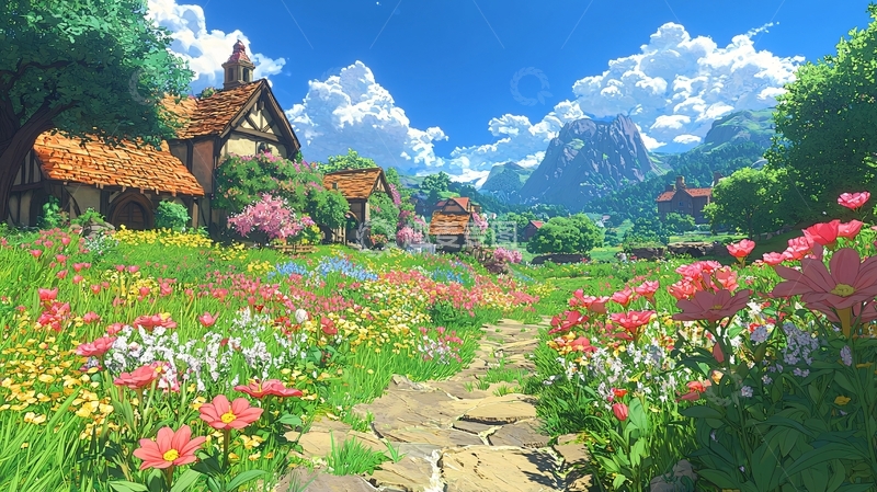 高清大图下载【趣麦麦图】田园风光337