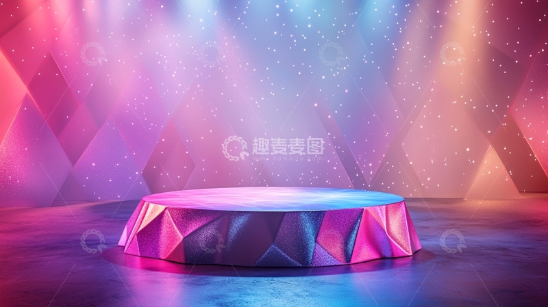 高清大图下载【趣麦麦图】舞台灯光背景