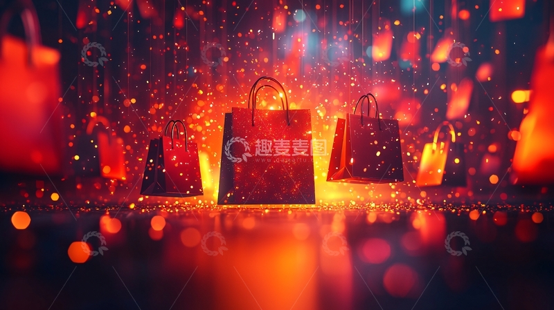 高清大图下载【趣麦麦图】购物袋