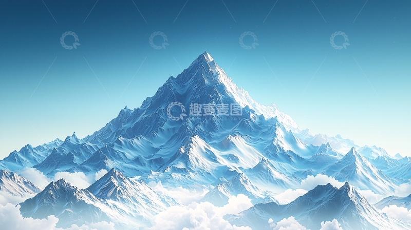 高清大图下载【趣麦麦图】雪山